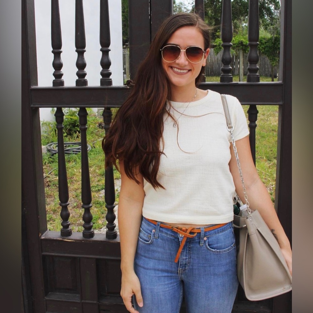 Madewell crop top